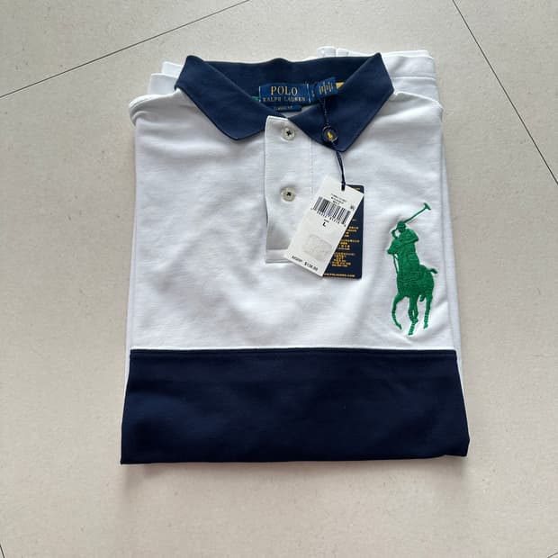 [정품] 새상품 폴로 랄프로렌 빅포니 반팔 카라티 L(100)