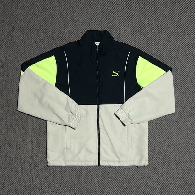[XL] Puma 푸마 배색 윈드브레이커 바람막이 점퍼