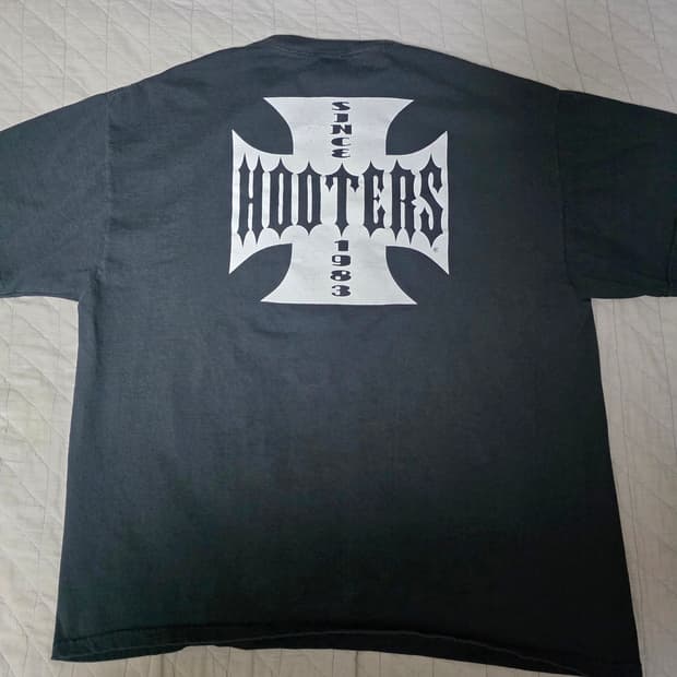 [XL] 00s 빈티지 후터스 패러디 유머티셔츠 NOT 웨스트코스트차퍼스