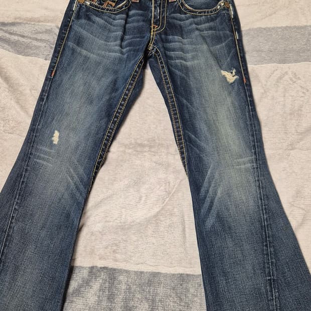 트루릴리전  청바지