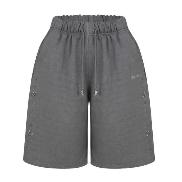 Kasiko comfy monk shorts charcoal