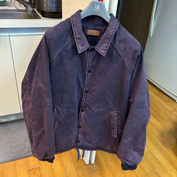 블랙아웃x 느린 양반 코치 자켓 M사이즈