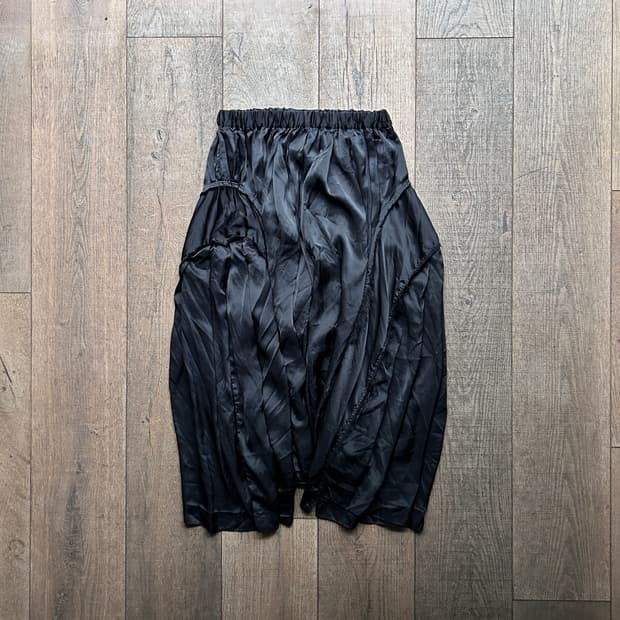 Distressed Panel Layer Skirt