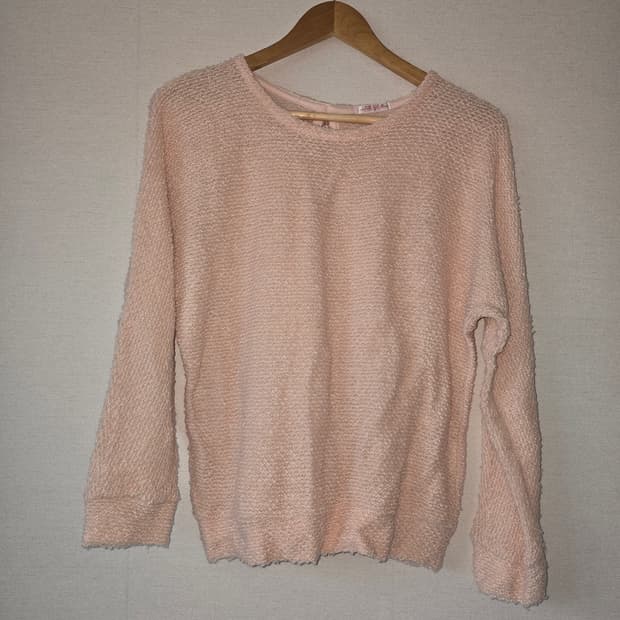 Colza 백리본 핑크 니트