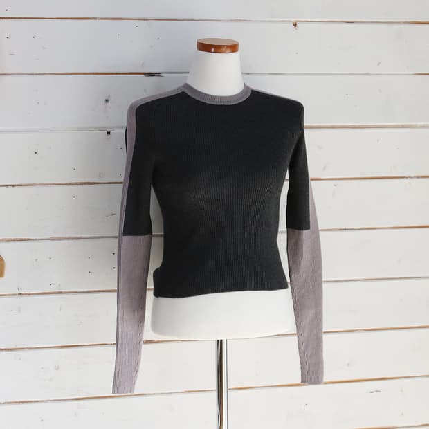 ZARA 크롭 골지 니트 (여성용 S)