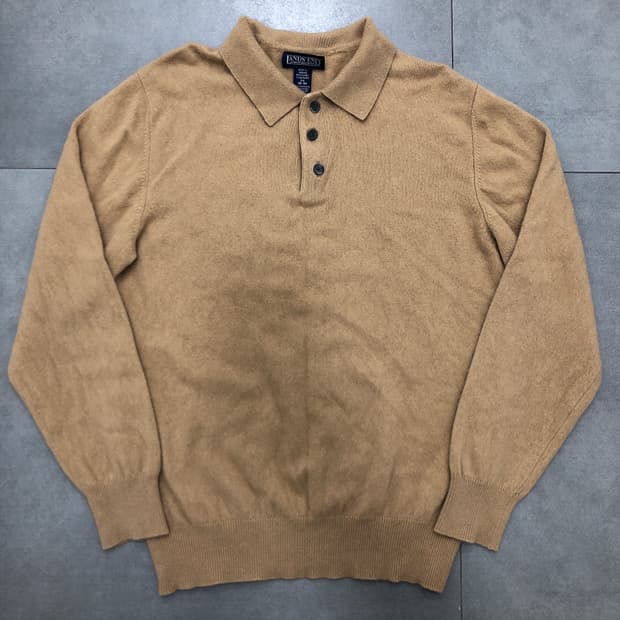 랜즈엔드 캐시미어100 카라 니트 스웨터 M