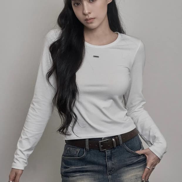 카키포인트 베이직 롱슬리브