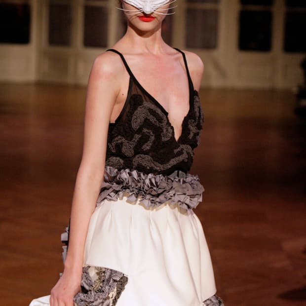 언더커버 aw13 anatomicouture 실크 탑