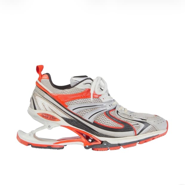 발렌시아가 엑스팬더 스니커즈 레드 실버 새상품(43)