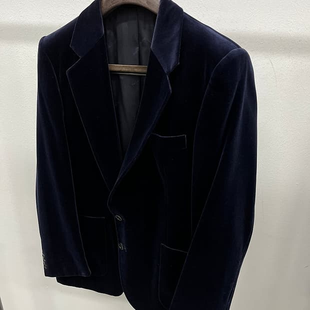 105) 입생로랑 프랑스 벨벳자켓 