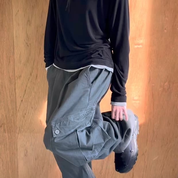 slate cargo pants