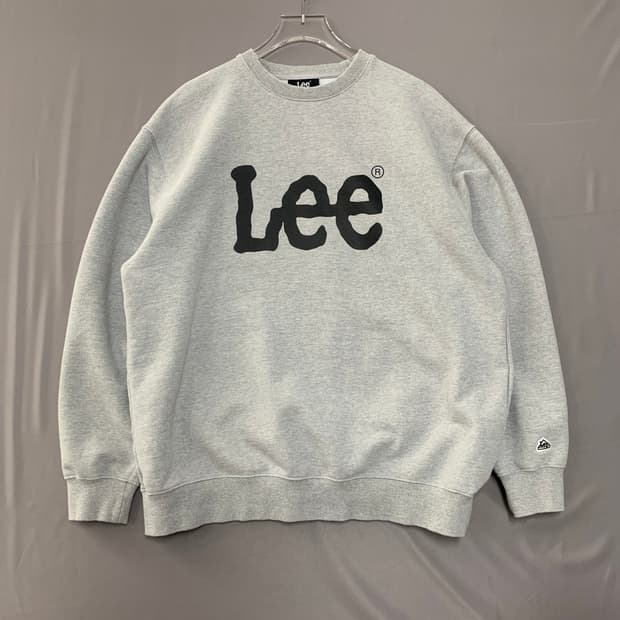 L LEE 리 빅 트위치 로고 프린팅 오버핏 스웻셔츠 맨투맨