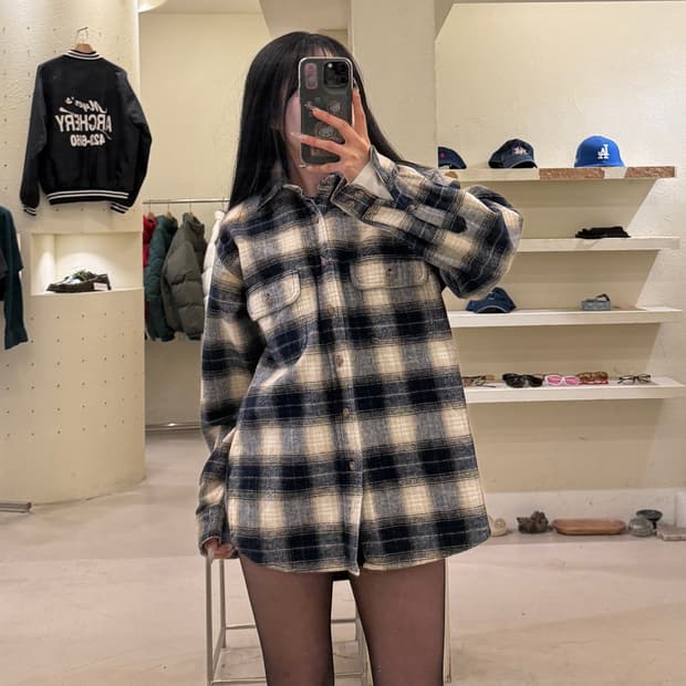 필드앤스트림 체크 플란넬 셔츠 U974