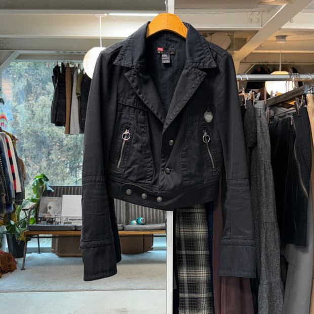 디젤 크롭 자켓