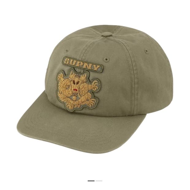 슈프림 드래곤 캡프캡 6패널 올리브