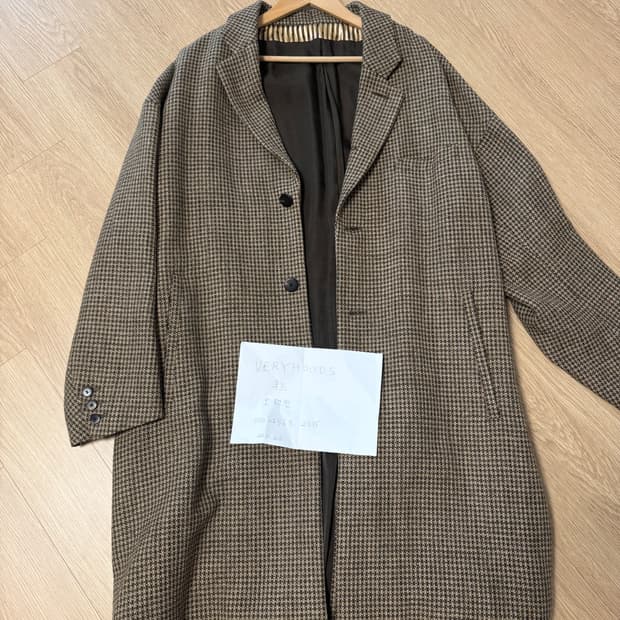 비즈빔 visvim 20aw hammons coat tweed