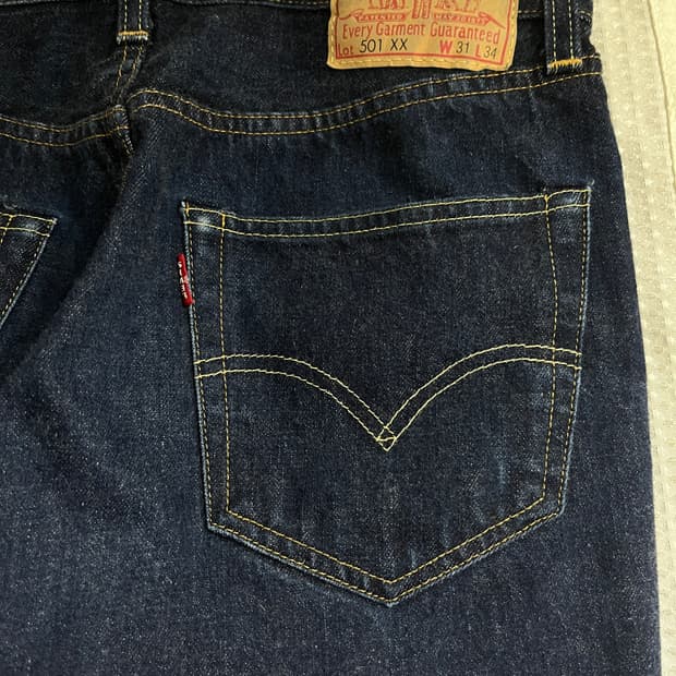 LVC 55501 콘밀 리지드 USA 리바이스 501