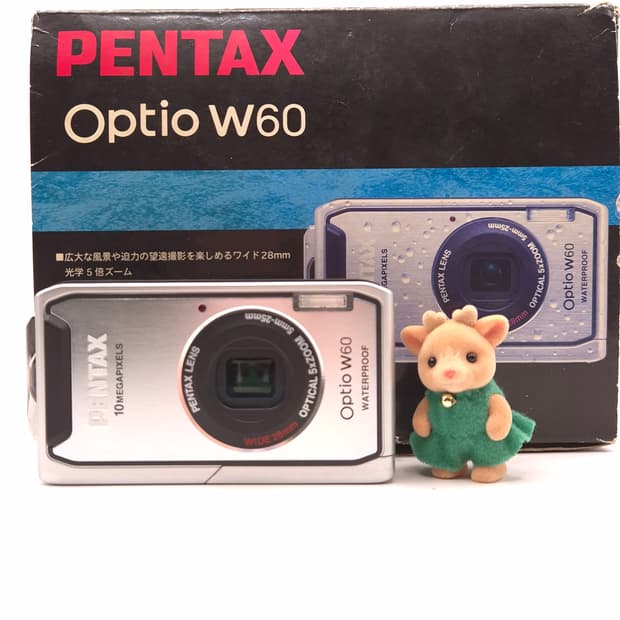 한글지원✨️ 풀박미품🤍 펜탁스 옵티오 W60 실버 🤍