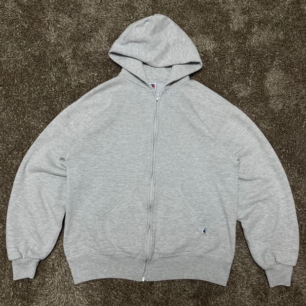 90s russell athletic hoodie zip 러셀