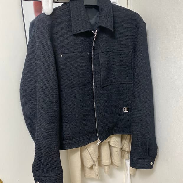 우영미 25ss 트위드 집업 자켓 52