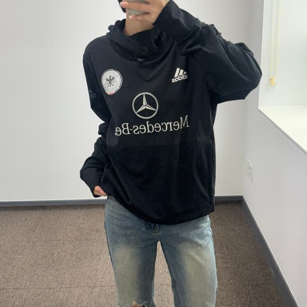 Adidas 아디다스 독일 마킹 아노락 후드티 