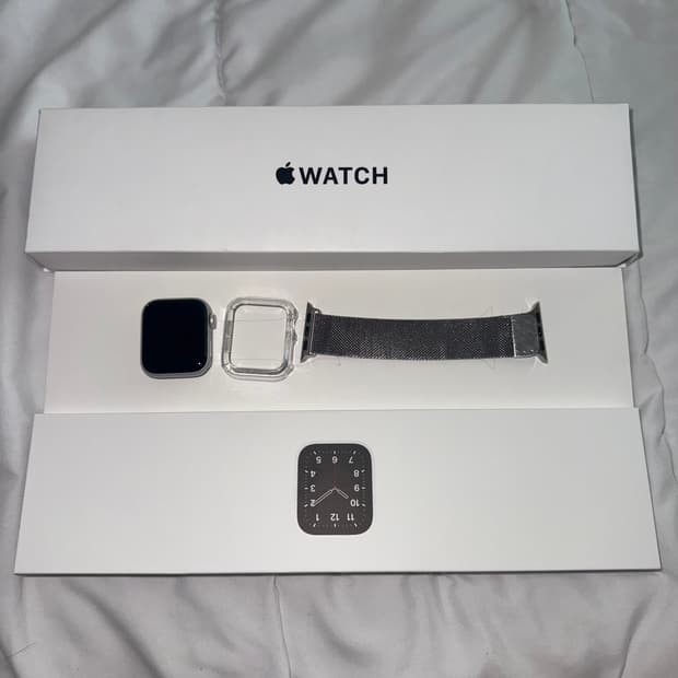 애플워치se 풀박스 + 메탈 스트랩 + 케이스