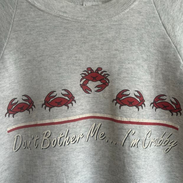 90‘s Crabby 스웻셔츠
