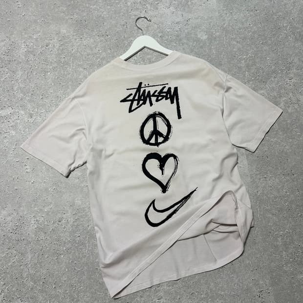 스투시 x 나이키 NRG 화이트 반팔티