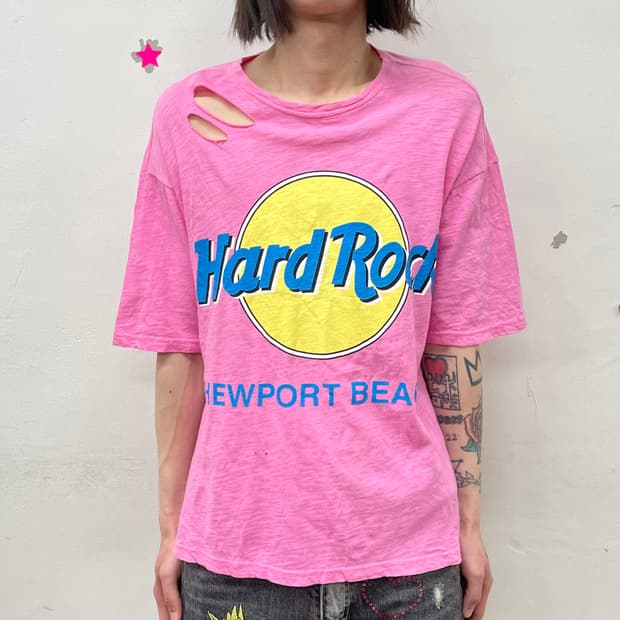 Rock Damage Pink T-shirt