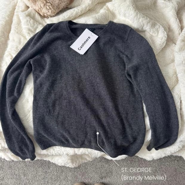 (새상품) 브랜디멜빌 세인트조지 캐시미어100 니트