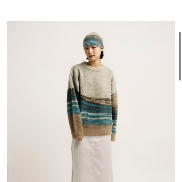 로어즈 Lores 미키킴 콜라보 니트 L