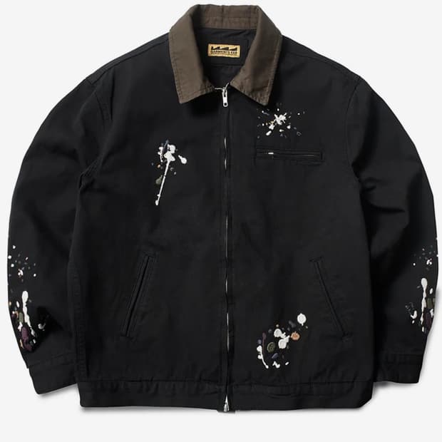 가먼츠팹 블랙 워크 자켓