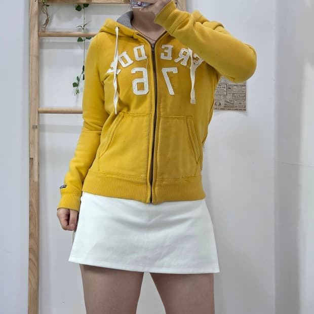 [프립]S(85)/딱붙핏 프레디(FREDDY)y2k 빈티지 아치 로고 후