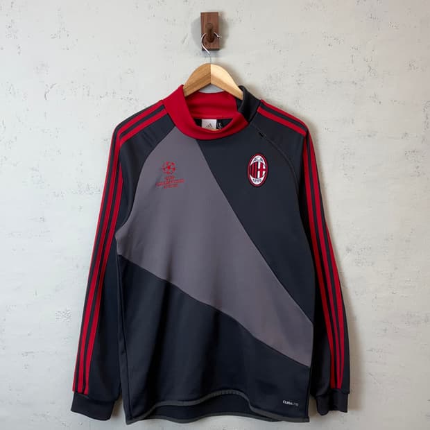 아디다스 AC밀란 챔피언스리그 트레이닝 탑 져지