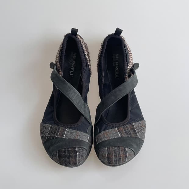 머렐 체크 샌들