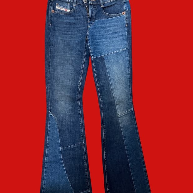 디젤 패치워크 에비진 부츠컷 새상품