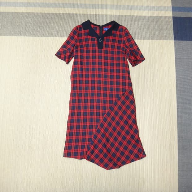 (55size) KEITH 헤리티지 체크원피스 KNM3124