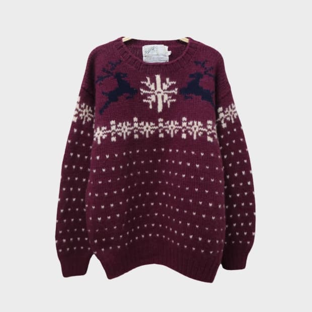 90'S FREEWAYS 노르딕 울 니트 61383