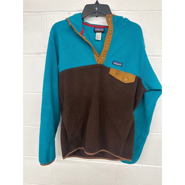 10s 파타고니아 후드 신칠라 스냅-T 블루/브라운