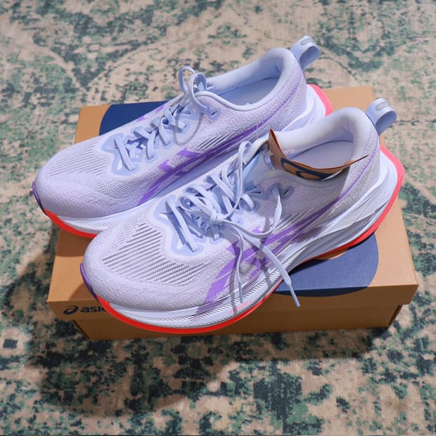 Asics 아식스 슈퍼블라스트 2 블루 페이드/에도 퍼플 260mm
