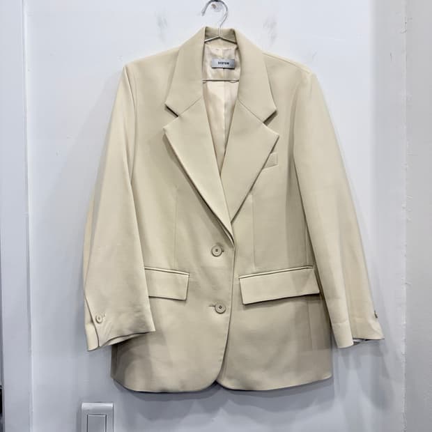 시스템 오버핏 블레이저