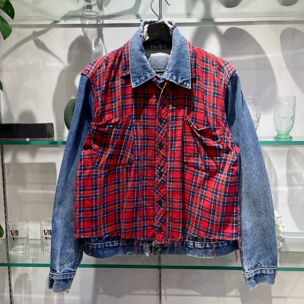 R13 layered denim jacket