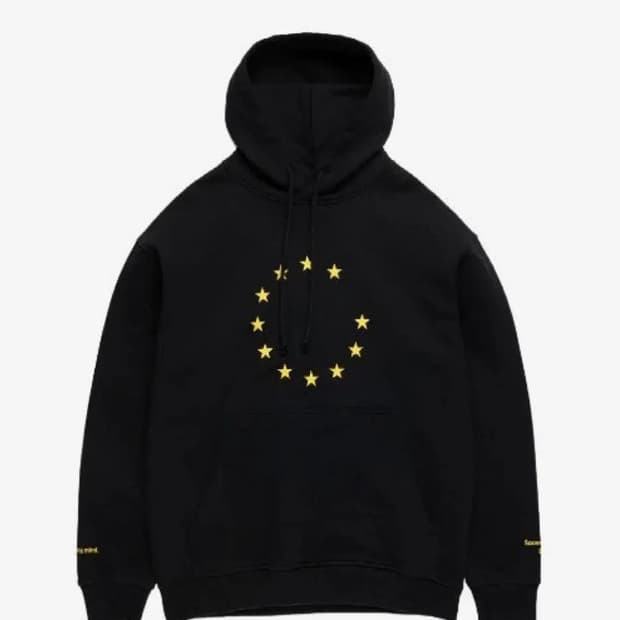 수베니어 후드티 블랙 XL