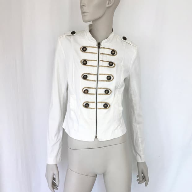 White Napoleon design Jacket