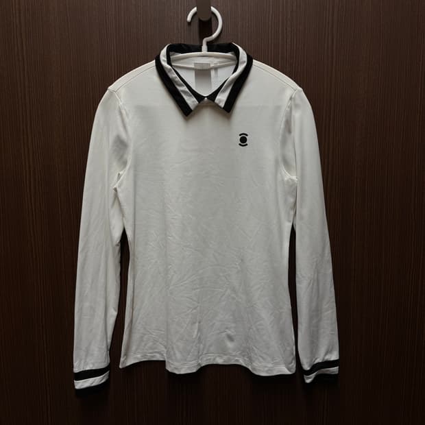 와이드앵글 긴팔 카라티셔츠 