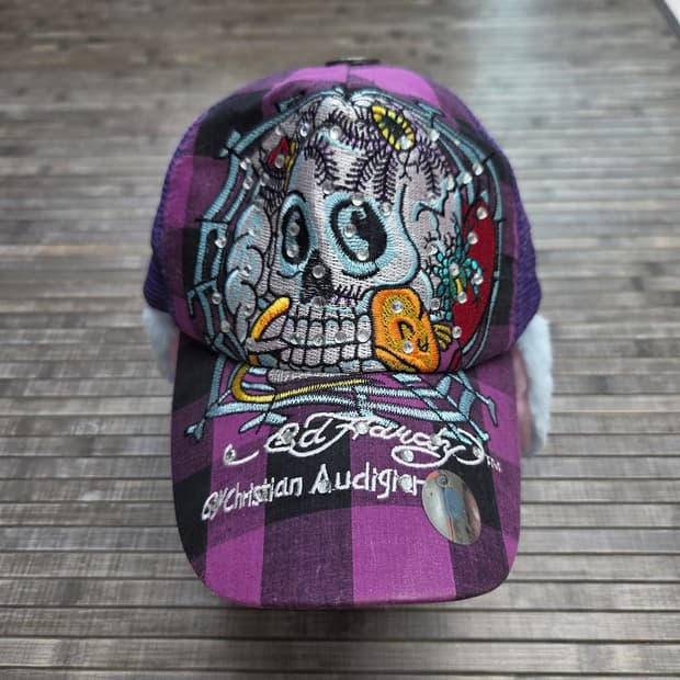 Ed Hardy 에드하디 큐빅 메쉬캡