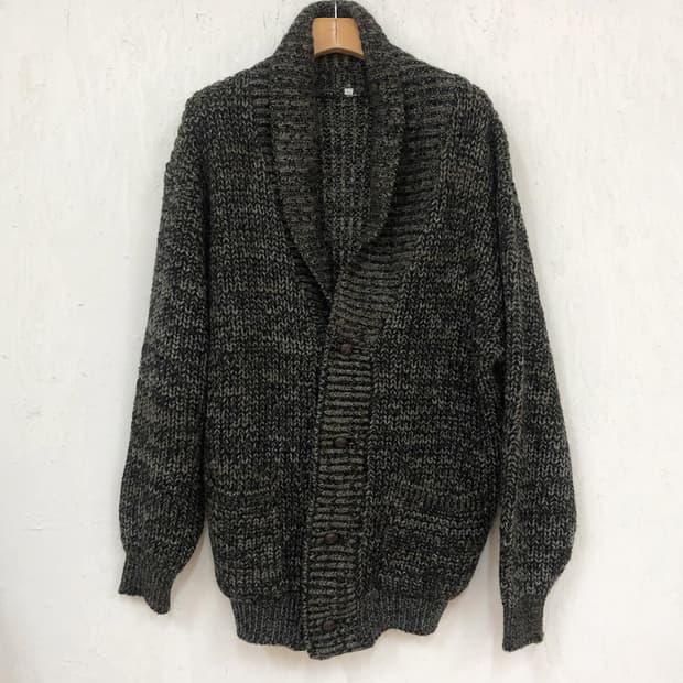 vintage wool short cardigan(unisex)