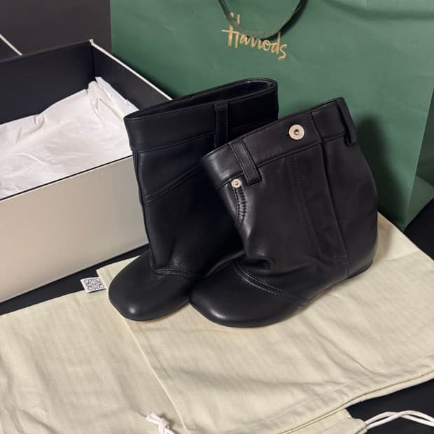 로에베 토이 플랫 부츠 풀박 새상품