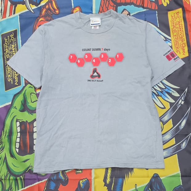 Adidas 2002 한일월드컵 D-7 반팔 M