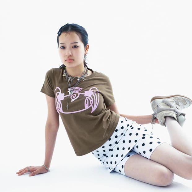 샬롬클럽 COOL PLEATS PANTS-DOT 도트 땡땡이 치마바지